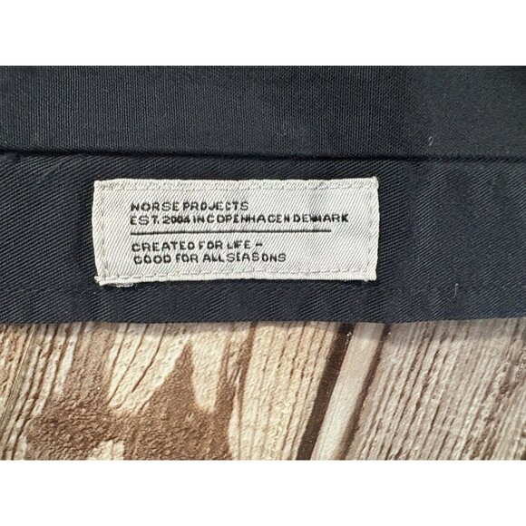 Norse Projects Anton Light Twill Shirt size M color dark navy NWT mspr $180 - Picture 9 of 12